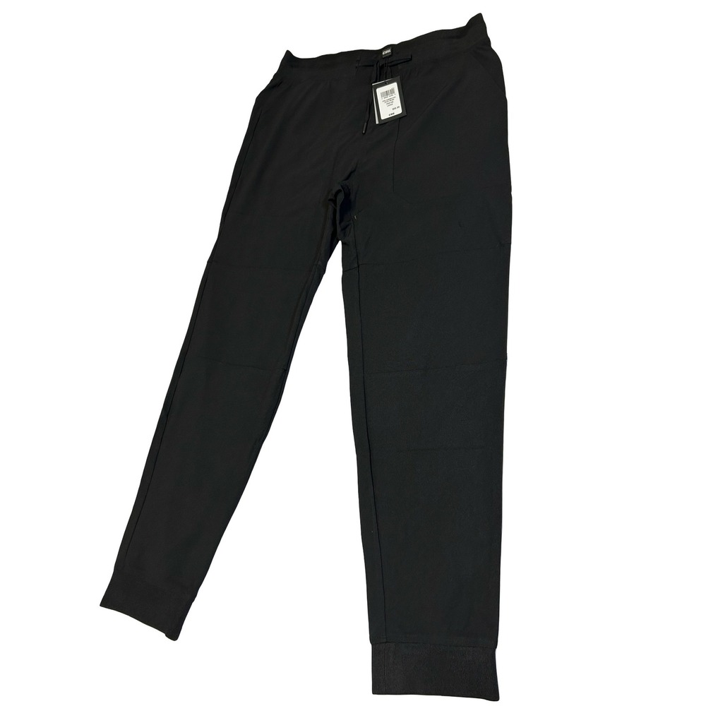 CSG Commuter Stretch Tapered Jogger Pants Black Sz L NWT